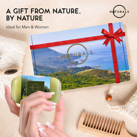 O NATURALS soap bars with creamy lather demonstration