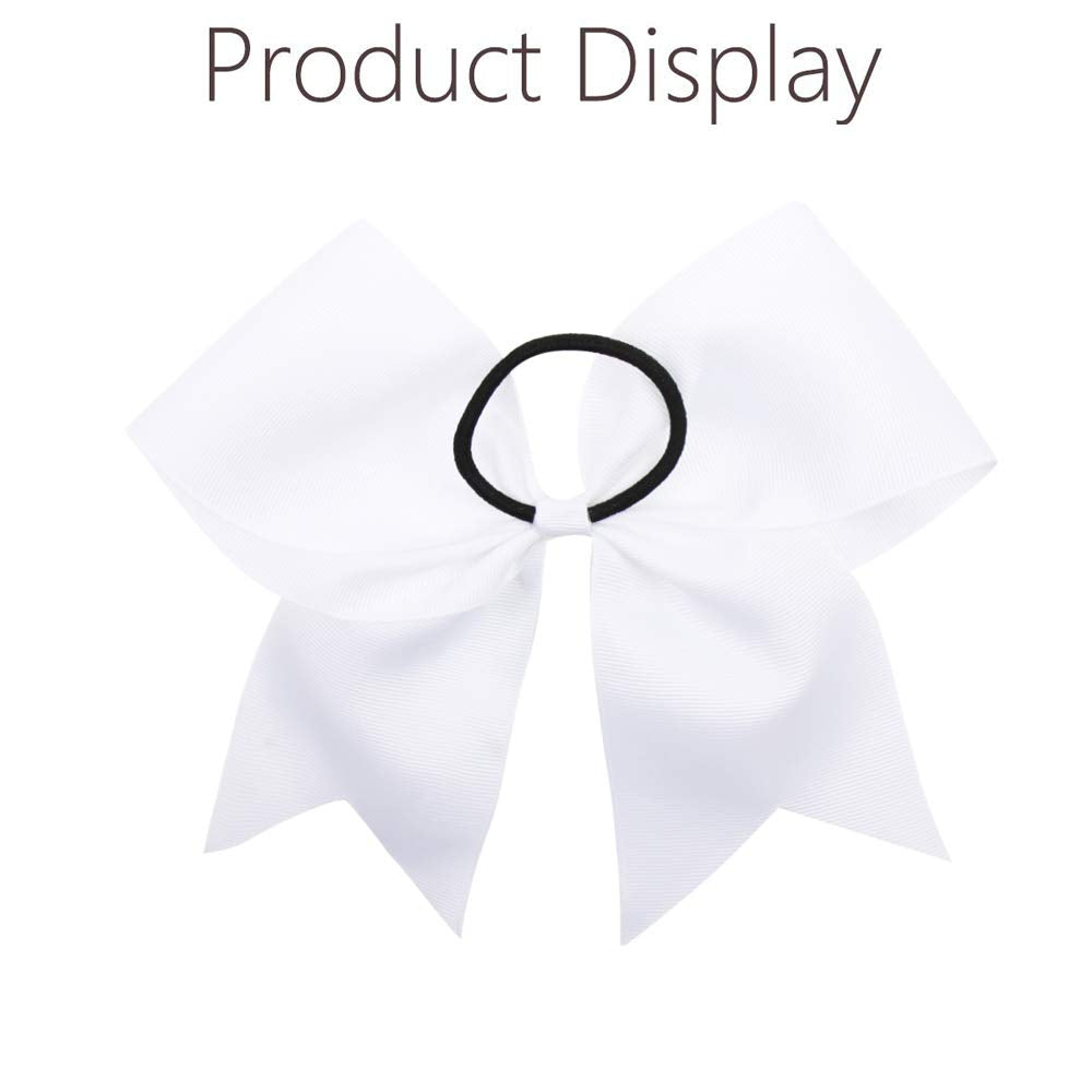 OAOLEER cheer hair bows in vibrant colours for girls