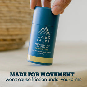 Oars + Alps Aluminum Free Men's Deodorant application demonstration
