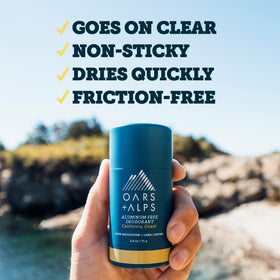 Oars + Alps Aluminum Free Men's Deodorant scent description