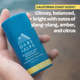 Oars + Alps Men's Deodorant 3pk arranged on a bathroom counter