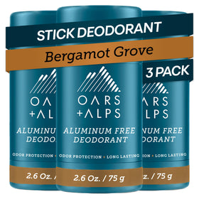 Oars + Alps Men's Deodorant 3pk packaging front view