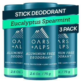 Oars + Alps Men's Deodorant 3pk packaging front view