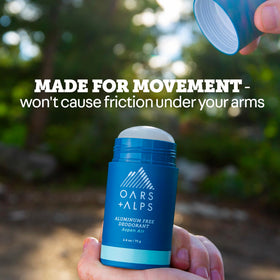 Oars + Alps Men's Deodorant with Aspen Air scent description