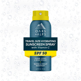 Oars + Alps SPF 50 Travel Body Sunscreen Spray front view