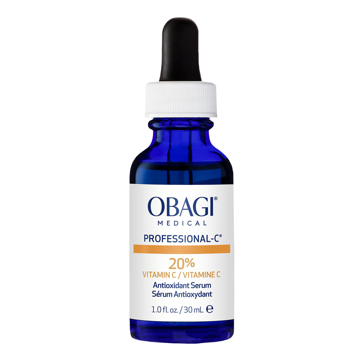 Obagi Medical 10% Professional-C Serum front view with packaging
