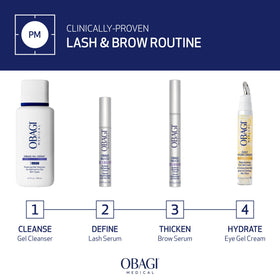Obagi Medical Nu-Cil Eyelash support Serum on a vanity