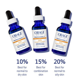 Obagi Medical Professional C Serum 20% packaging with dimensions