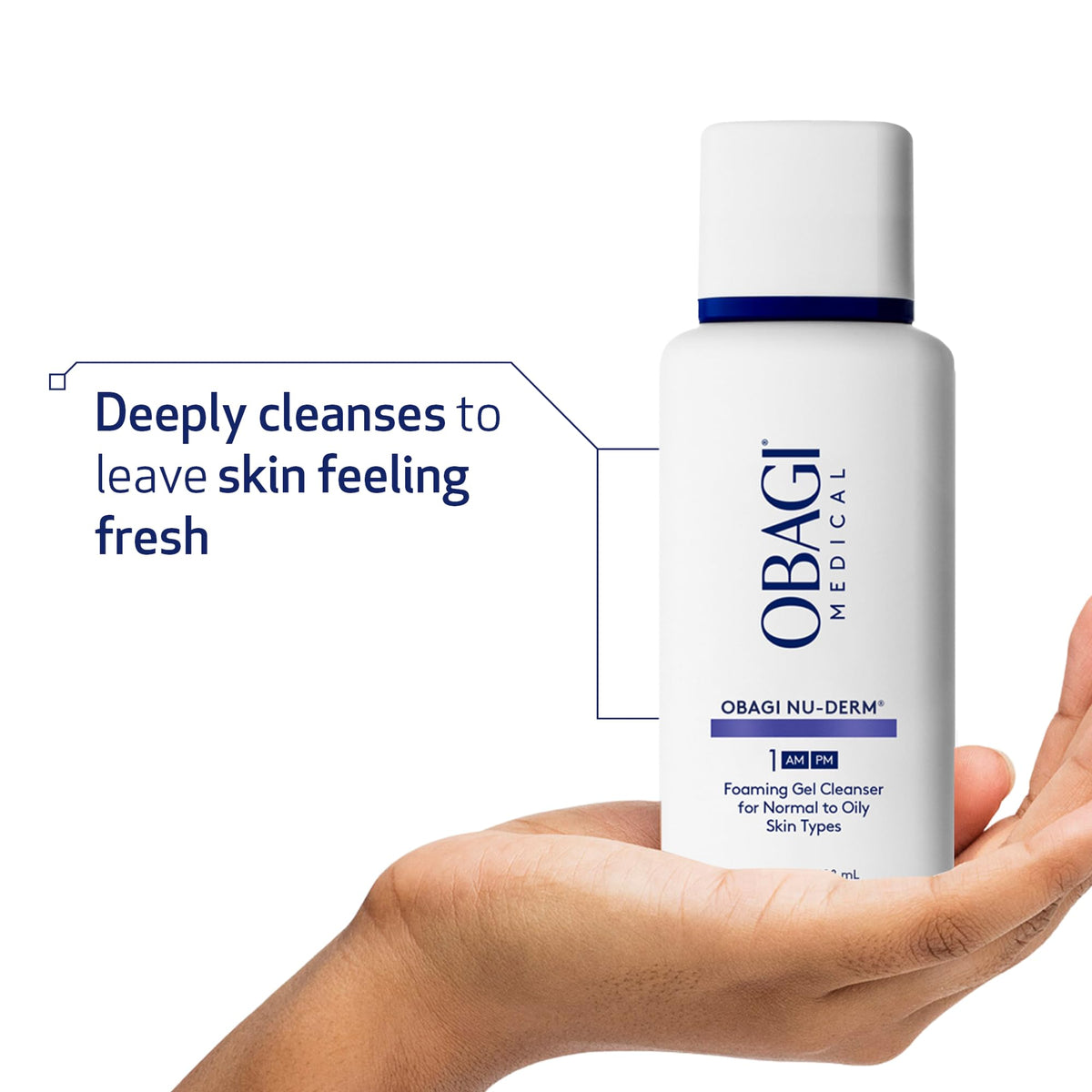 Obagi Nu-Derm Foaming Gel texture close-up