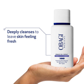 Obagi Nu-Derm Foaming Gel texture close-up