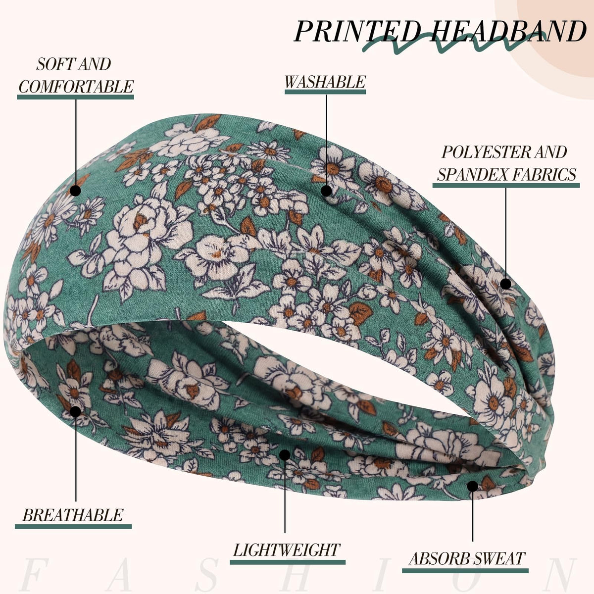 obeoby Boho Headband in use during yoga