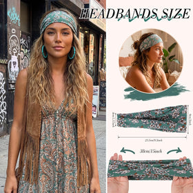 obeoby Boho Headband knotted design close-up