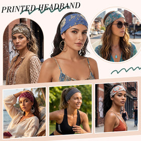 obeoby Boho Headband on a model with casual outfit