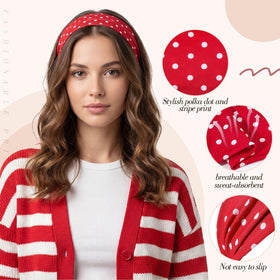 obeoby headbands worn by a model outdoors