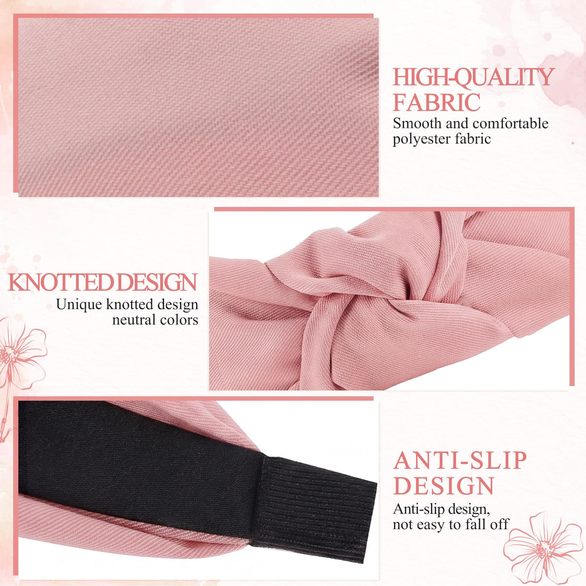 obeoby knotted headband worn by a woman outdoors
