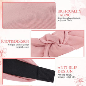 obeoby knotted headband worn by a woman outdoors