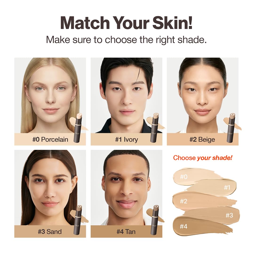 OBgE Foundation Stick #4 Tan swatch on skin