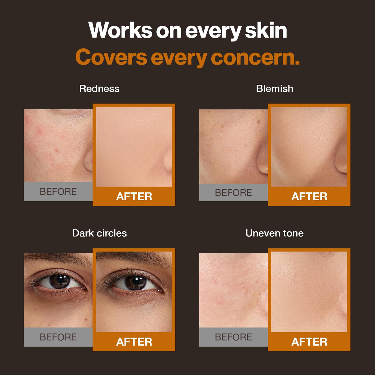 OBgE Foundation Stick #4 Tan with texture close-up