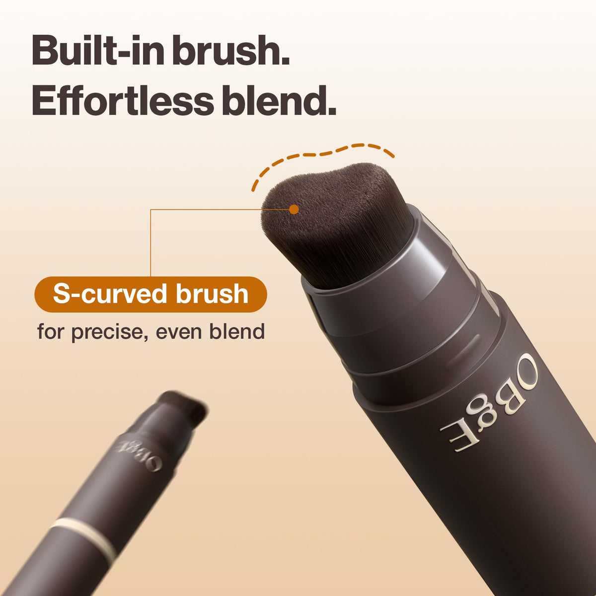 OBgE foundation stick on a makeup table