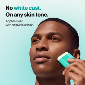 OBgE Pore Zero Matte Sunscreen Stick SPF50 texture on skin