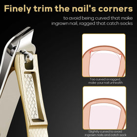 Oblique nose nail clippers from Wanmat toenail clippers set