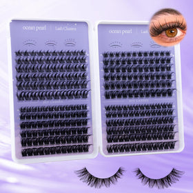 Ocean Pearl Lash Clusters Kit packaging with product details