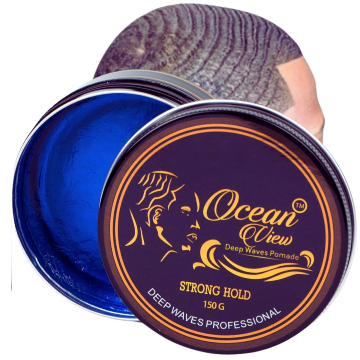 OCEAN VIEW DEEP WAVES POMADE 4oz tin front view