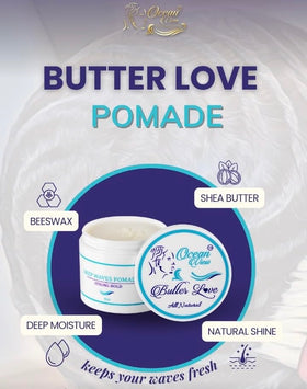OCEAN VIEW DEEP WAVES POMADE Butter Love 360 Wave Grease texture close-up