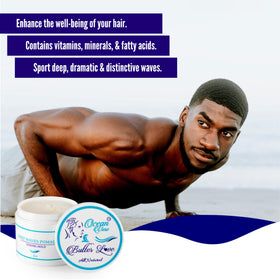 OCEAN VIEW DEEP WAVES POMADE Butter Love 360 Wave Grease with natural ingredients
