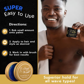 OCEAN VIEW DEEP WAVES POMADE Gold Edition back label