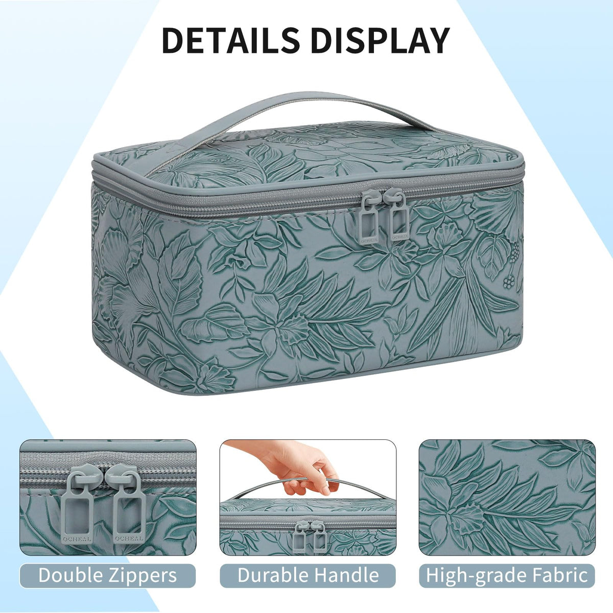 OCHEAL Makeup Bag dimensions for travel