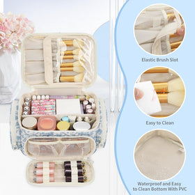 OCHEAL Makeup Bag displayed on a vanity