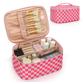 OCHEAL Makeup Bag front view in pink