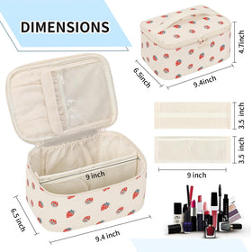 OCHEAL Makeup Bag in use during travel
