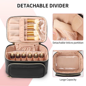 OCHEAL Makeup Bag interior compartments and dividers
