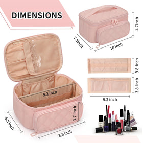 OCHEAL Makeup Bag on a table with makeup tools