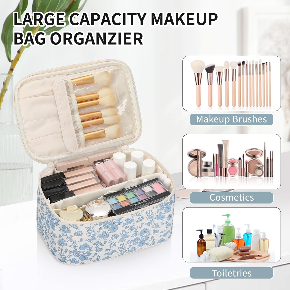 OCHEAL Makeup Bag packaging on a table
