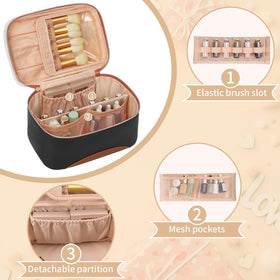 OCHEAL Makeup Bag portable design with top handle