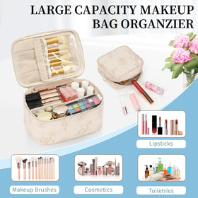 OCHEAL Makeup Bag Set large bag with cosmetics inside