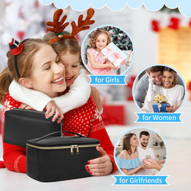 OCHEAL Makeup Bag Set stylish design on a countertop