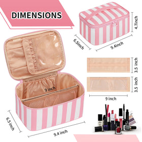 OCHEAL Makeup Bag with cosmetics inside