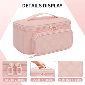 OCHEAL Makeup Bag with detachable Velcro divider