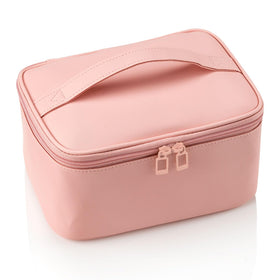 OCHEAL Pink Makeup Bag smooth two-way zippers for easy access