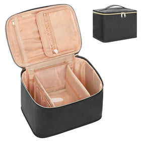 OCHEAL Travel Makeup Bag front view in black