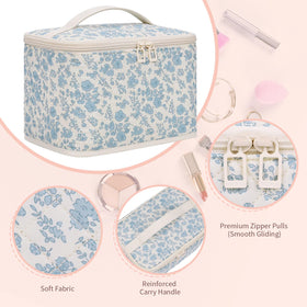 OCHEAL Travel Makeup Bag side view with handle