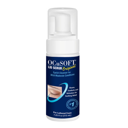 OCuSOFT Lid Scrub Original Foaming Eyelid Cleanser 7.25 fl oz front view