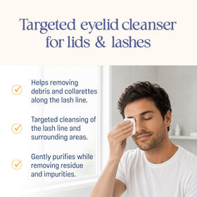 OCuSOFT Lid Scrub Oust Eyelid Cleanser pads side view