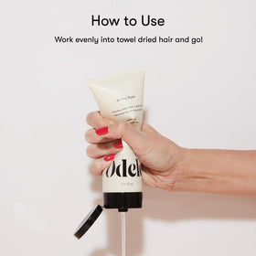 Odele Air Dry Styler 6 oz lifestyle scene with model