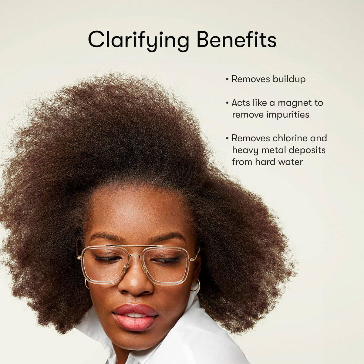 Odele Clarifying Shampoo in a bathroom setting