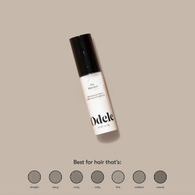 Odele Dry Shampoo Powder 1 oz application on hair